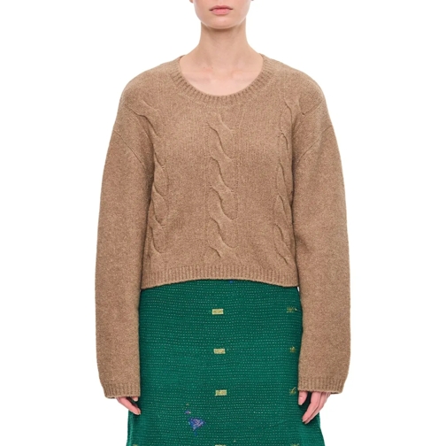 Lisa Yang Pull Hannan Chasmere Sweater Brown