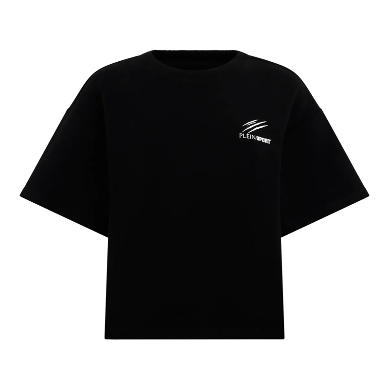 Plein Sport T-Shirt Round Neck T-Shirt Icon Scratch schwarz