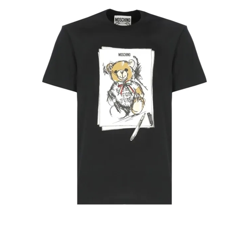 Moschino T-Shirt With Print Black 