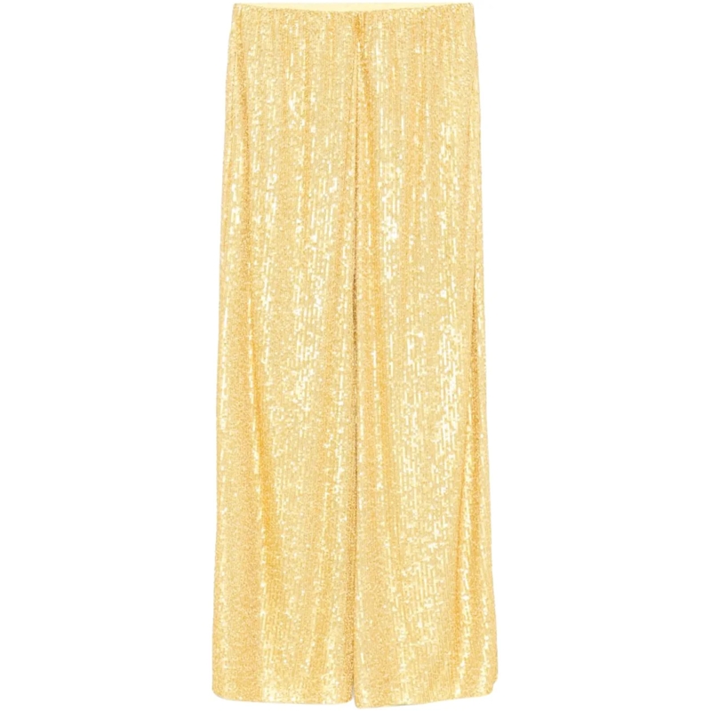 Norma Kamali  Trousers Yellow gelb