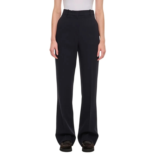 Golden Goose  Viscose And Wool Crepe Relaxed Pants Black