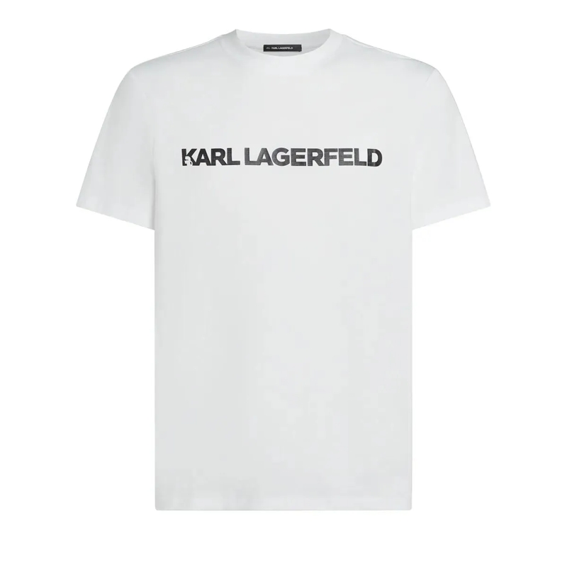 Karl Lagerfeld T-Shirt T-SHIRT MIT LOGO T-shirt weiss