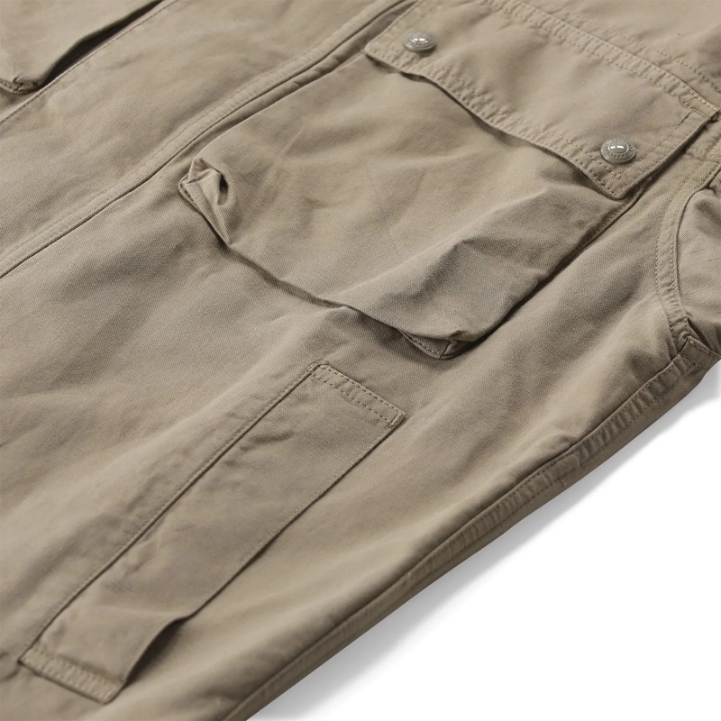 Belstaff Übergangsjacke Jacke Hayfield aus Baumwolle & Leinen grün(Image 5)
