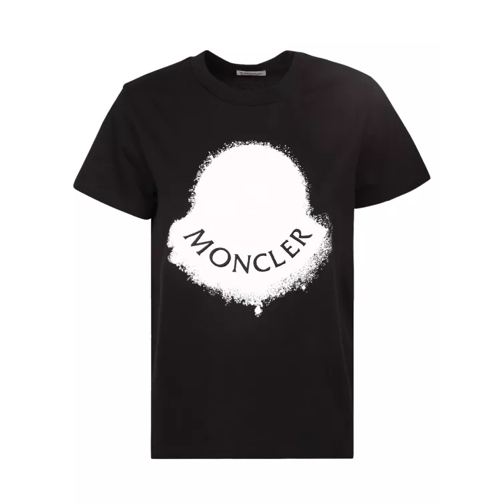 Moncler Logo-Print T-Shirt Black T-shirts