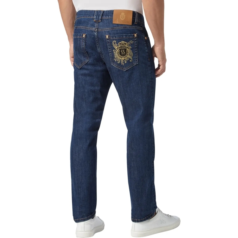 BILLIONAIRE Jeans mit geradem Bein Jeans Regular Fit Paisley blau(Image 2)