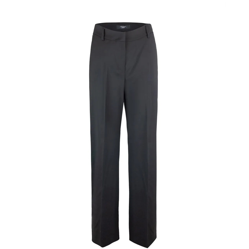 Max Mara  Visivo - Wool Palazzo Trousers Black