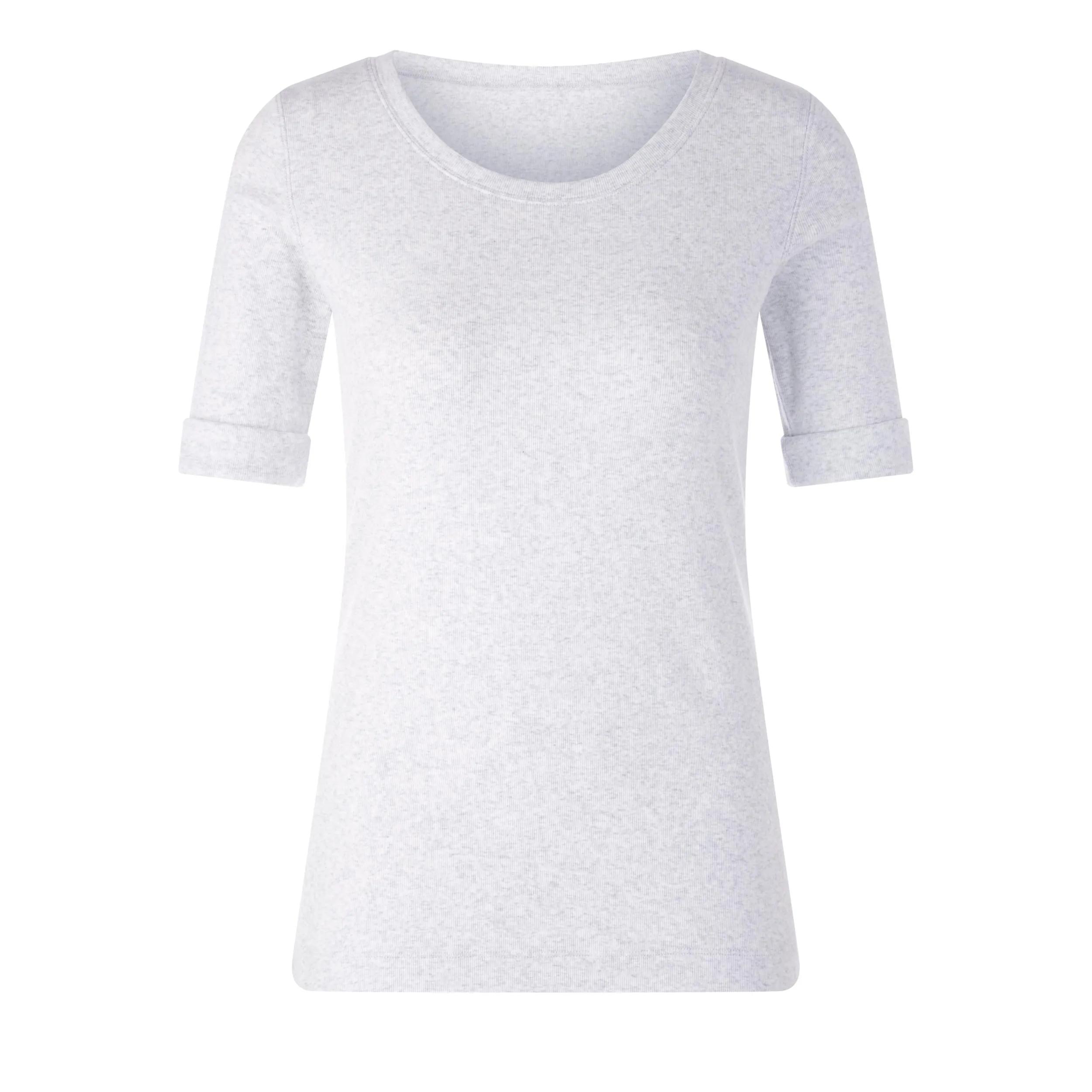 Thumbnail - Marc Cain - T-Shirt - Größe 42 - silberfarben