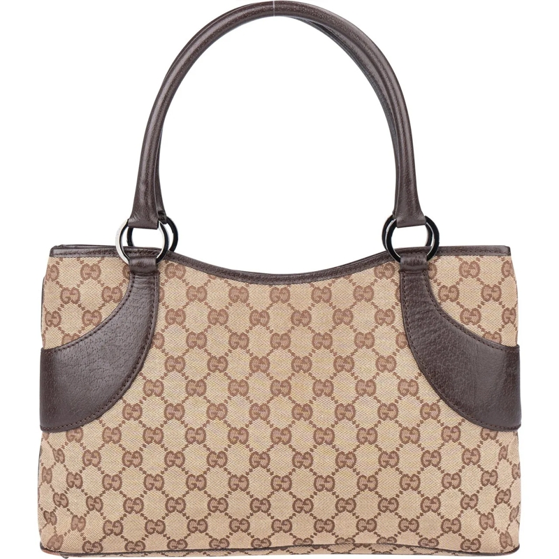 Gucci Schultertasche Gucci GG Monogram Handbag braun