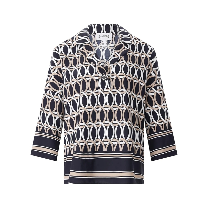 Joseph Ribkoff T-shirt Bluse mit Muster mehrfarbig