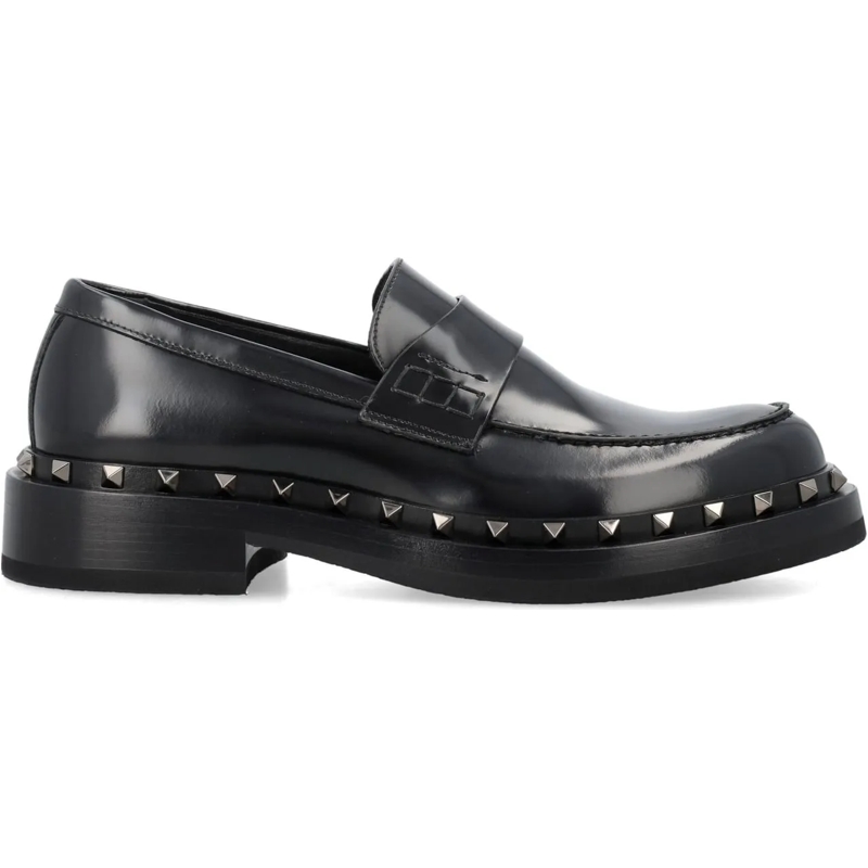 Valentino Garavani Loafer LOAFER ROCKSTUD schwarz
