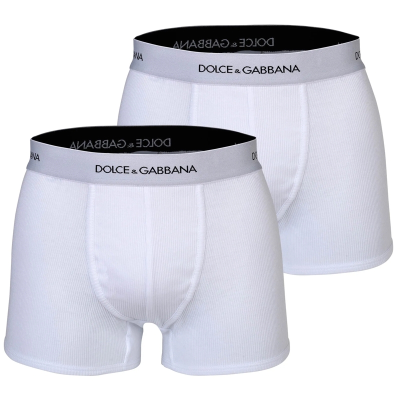 Dolce&Gabbana  Regular Boxer 2er Pack weiss
