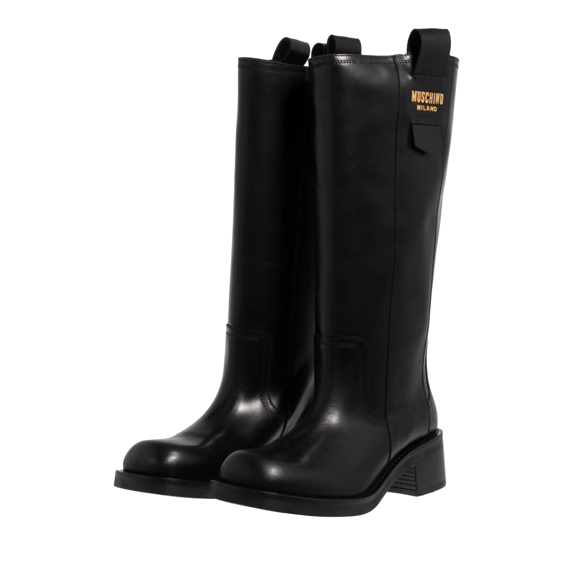 Moschino Boots & Stiefeletten - Moschino Plate - Gr. 37 (EU) - in Schwarz - für Damen