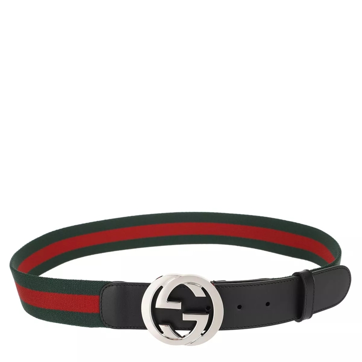 Gucci signature leather belt on sale red