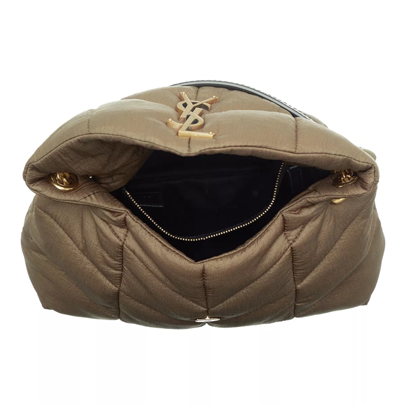 Saint Laurent Schultertasche BO MNG Puffer schwarz(Image 7)