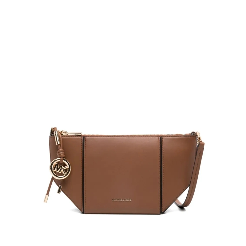 MICHAEL Michael Kors Sac à bandoulière Structured Crossbody Bag In Smooth Calf Leather Brown