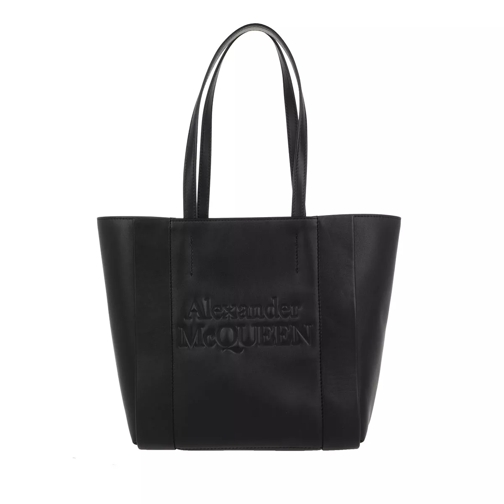 Alexander McQueen Small Signature Tote Bag Black Boodschappentas