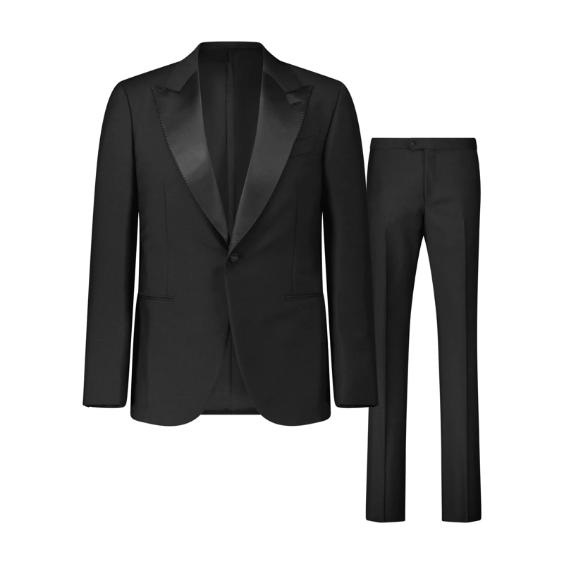 Emanuela Caruso Blazer Smoking Norma aus Wolle schwarz(Image 9)