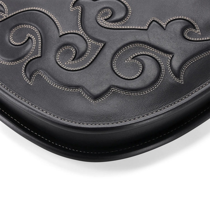 Etro Crossbody Bag Schultertasche aus Leder schwarz(Image 5)