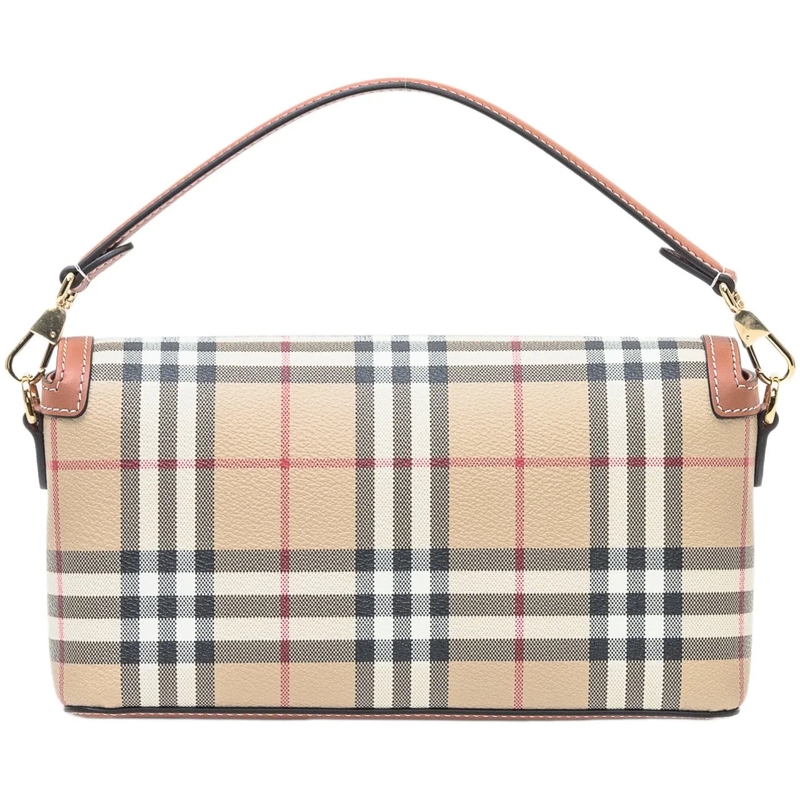 Burberry Schultertasche Borsa a Spalla con Motivo Check mehrfarbig(Image 4)