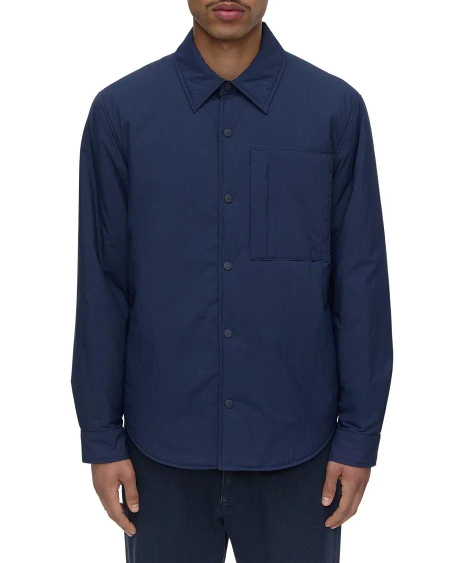 Closed - Quilted Overshirt - Größe M - blau