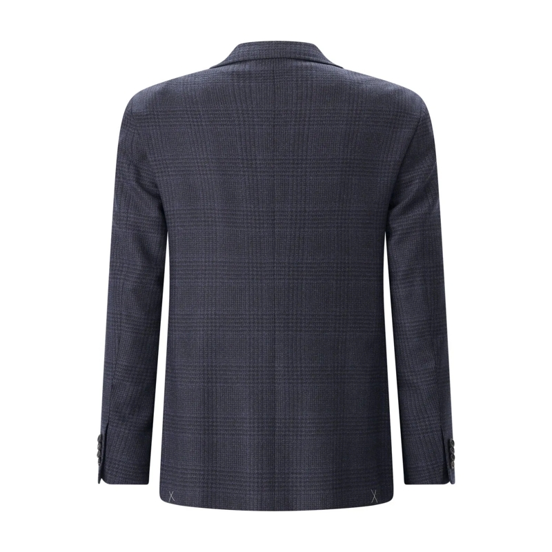 Canali Anzugjacke Sakko aus Wolle blau(Image 2)