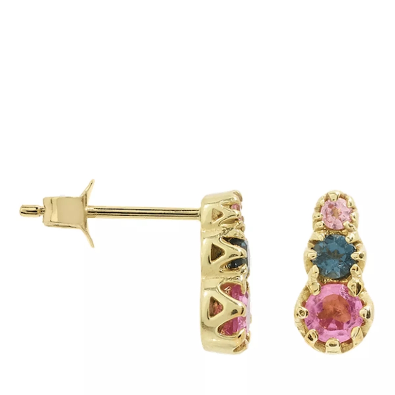 Anna + Nina Ohrstecker Single Eclectic Anna Stud Earring Multicolor
