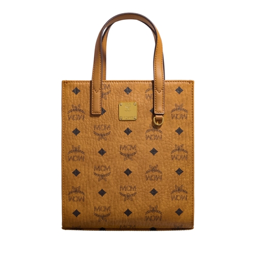 MCM Aren Vi Tote Mini  Cognac Rymlig shoppingväska