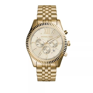 Michael Kors MK8281 Gents Lexington Oversize Watch Gold Tone Chronograph