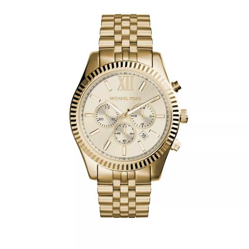 Michael Kors MK8281 Gents Lexington Oversize Watch Gold-Tone Chronographe