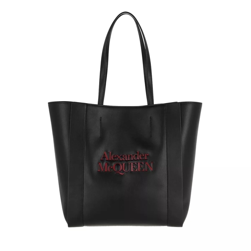 Alexander McQueen Signature Shopping Bag Black Sac à provisions