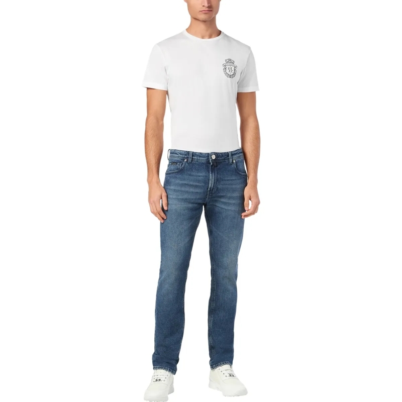 BILLIONAIRE Jeans mit geradem Bein Jeans Gerader Schnitt grau(Image 3)