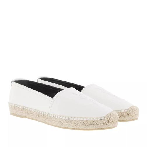 Saint Laurent Monogram Espadrille White Espadrillos