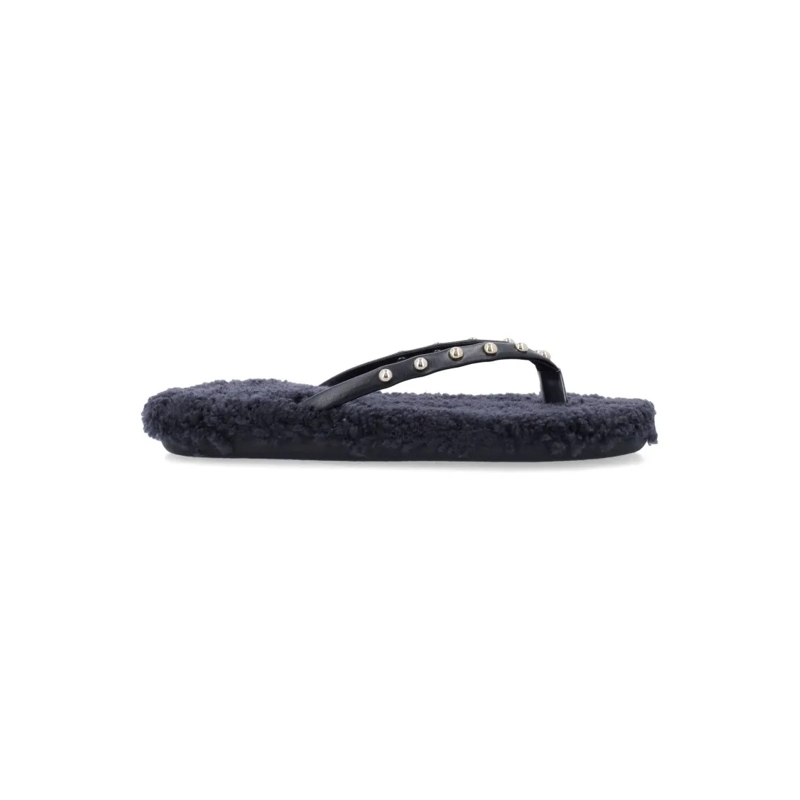 Ancient Greek Sandals Sandales Thong Sandals With Studded Details Black