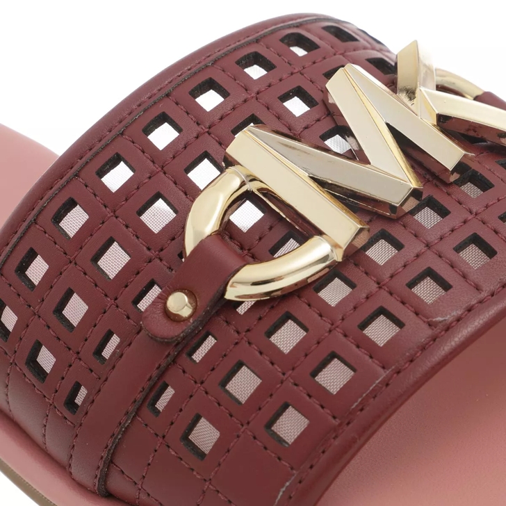 Red michael kors slides sales