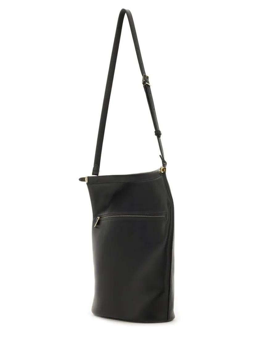 TOD'S Bucket bags Small Leather Bucket Bag in zwart