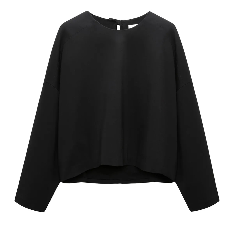 Dorothee Schumacher Bluse EMOTIONAL ESSENCE blouse vinyl black