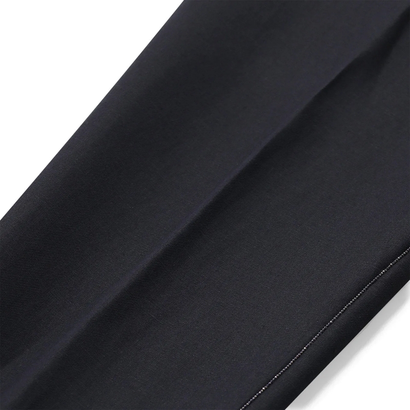 Fabiana Filippi Freizeithose Stoffhose aus Leinenmix dunkelblau(Image 4)