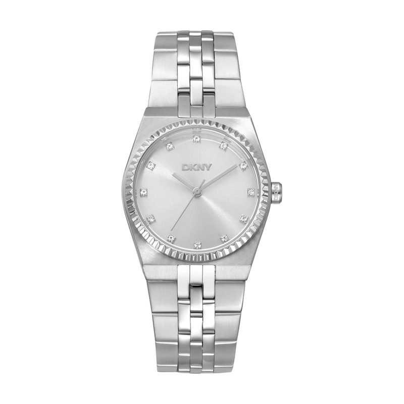 DKNY Quarzuhr Quarzuhr Essentials Watch silber