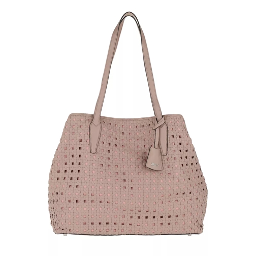 Abro Weave Paglia di Vienna Leather Shopping Bag Tourmaline Borsa da shopping