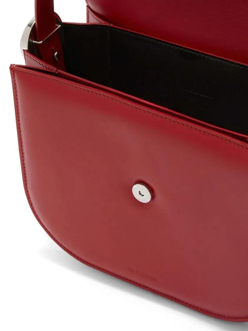 Jil Sander Hobo bags Coin Medium Shoulder Bag in rood
