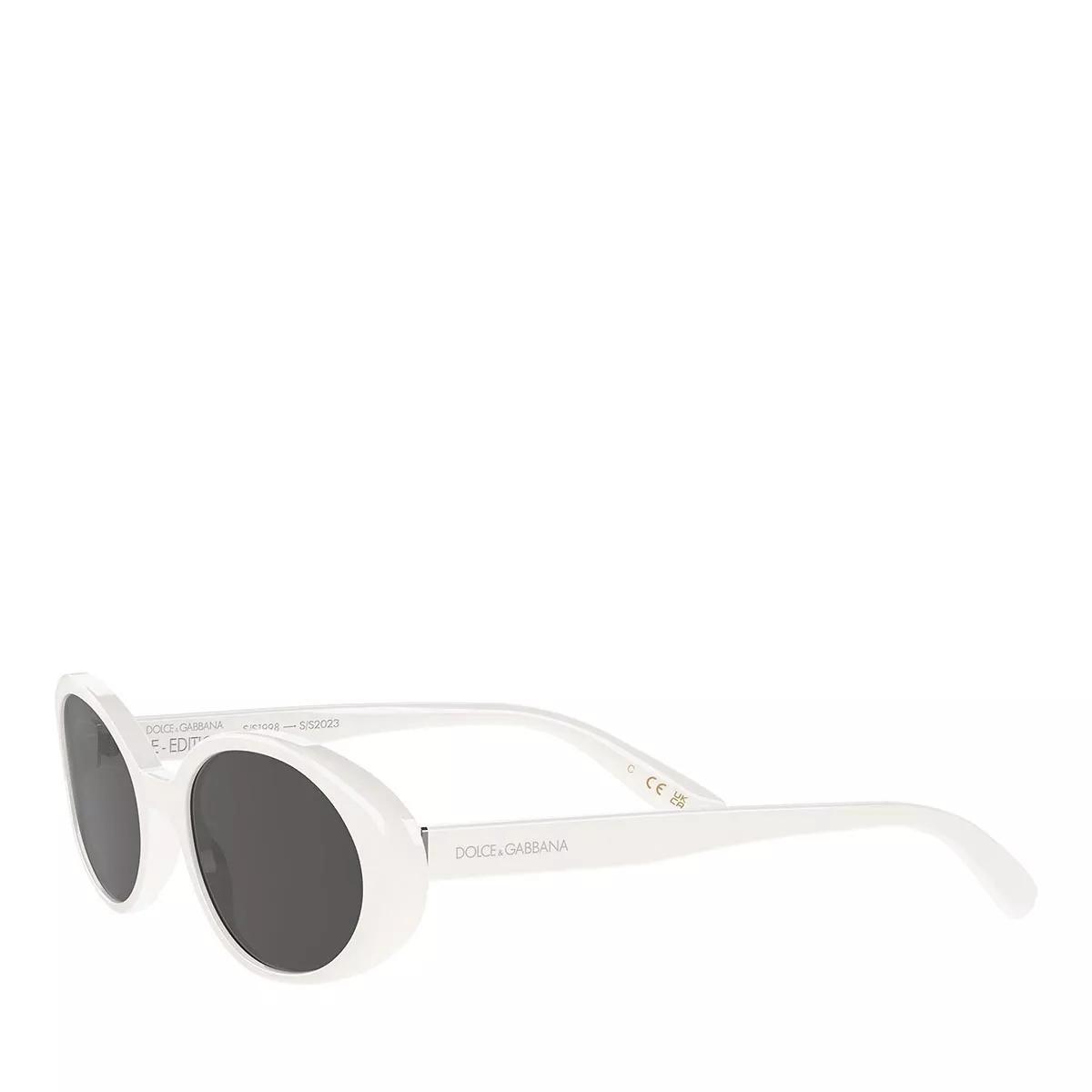 Dolce and hotsell gabbana white sunglasses