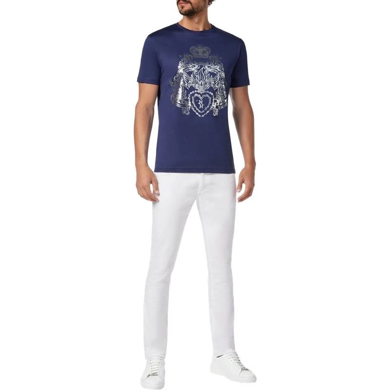 BILLIONAIRE T-Shirt T-Shirt Baroque dunkel-blau(Image 3)