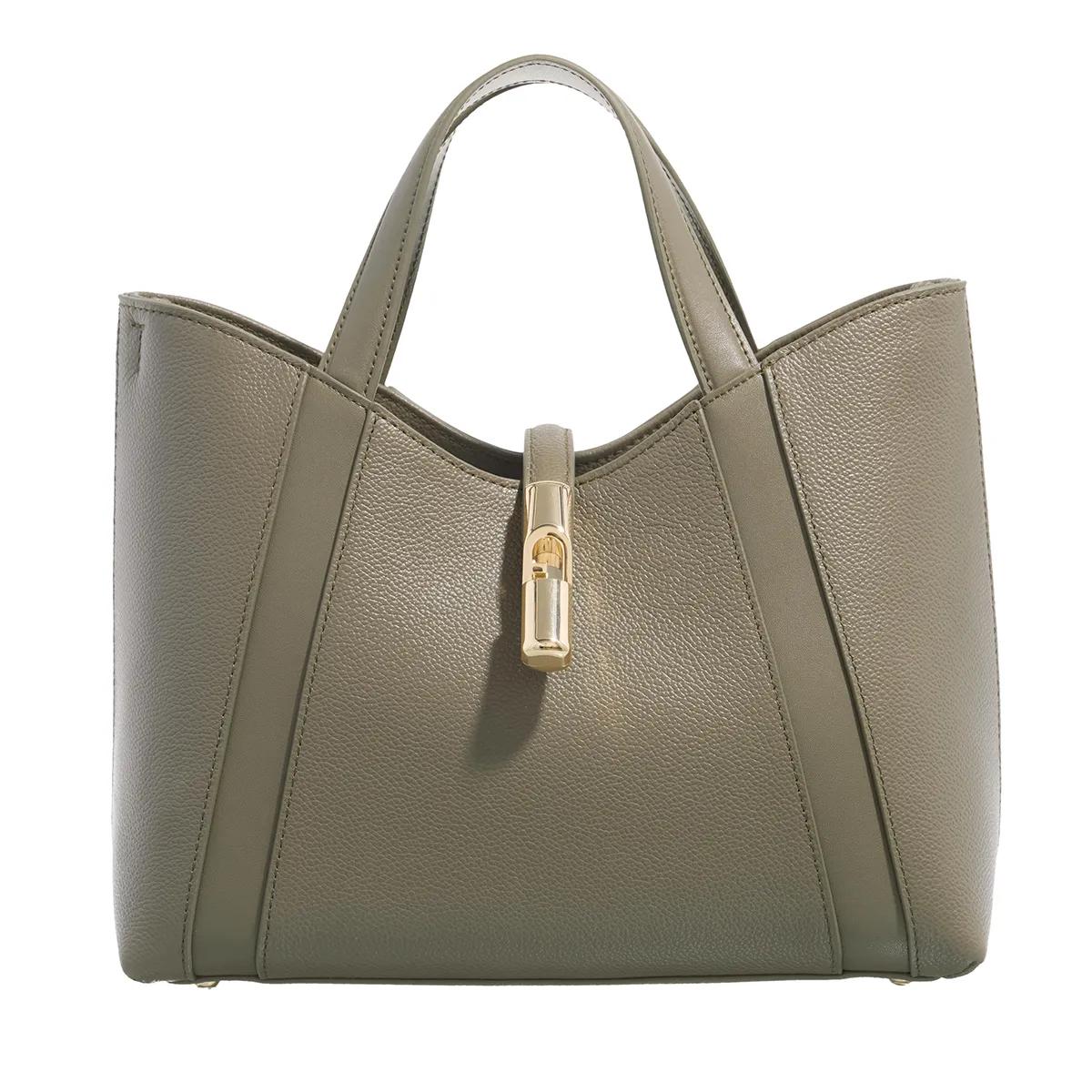 Furla Women's Green Shoppers & Totes - Goccia Tote - Shoppers & Totes For Unisize