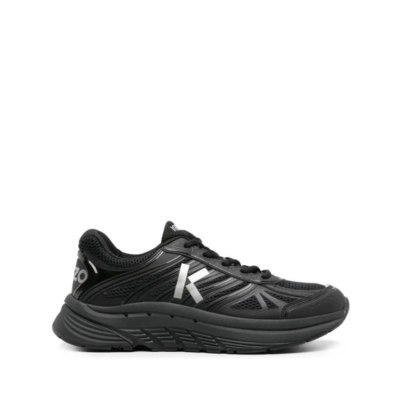 Kenzo Low-Top-Sneaker Black Mesh Panelled Sneakers Black