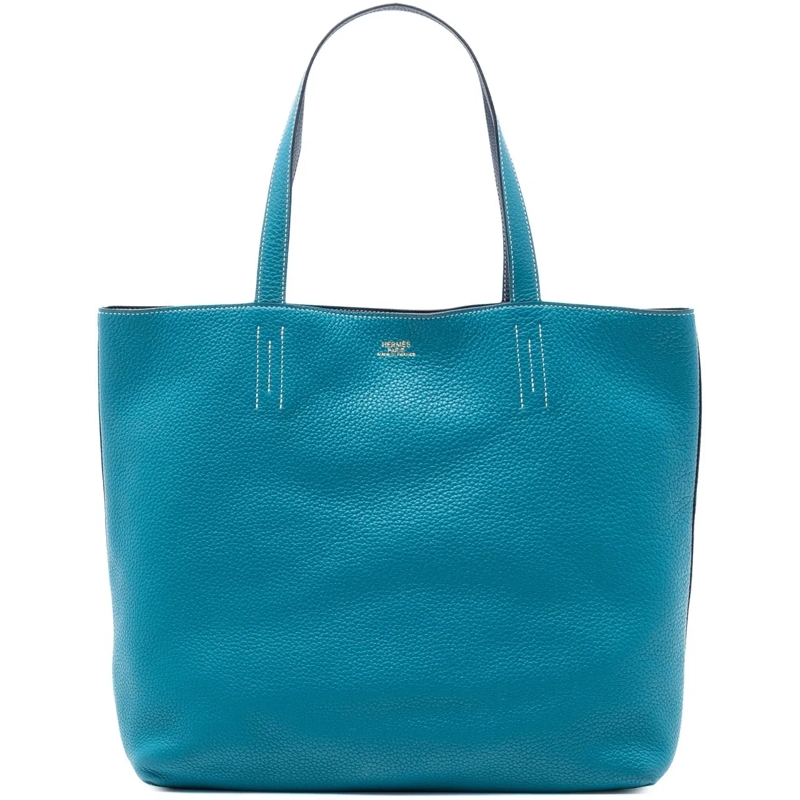 Hermès Shopper Clemence Double Sens 36 blau