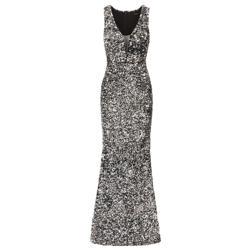 Kraimod Abendkleid Abendkleid silber