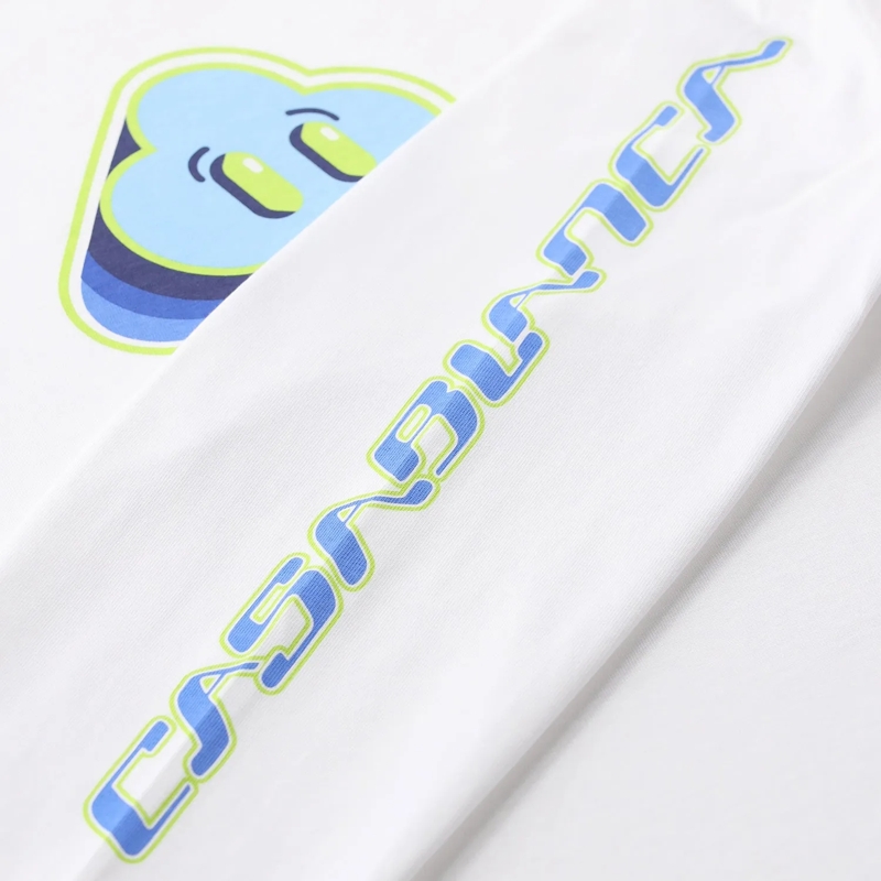 Casablanca T-shirt Langarmshirt Smile Future weiß(Image 5)