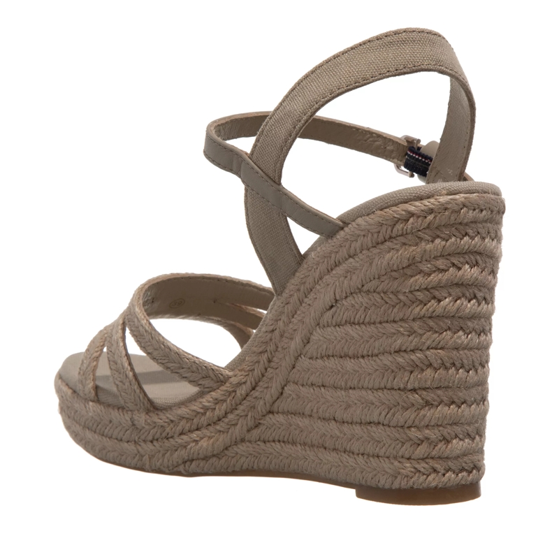 Tommy Hilfiger Sandalen Essential Basic Wedge Sandal Sandalwood(Image 3)