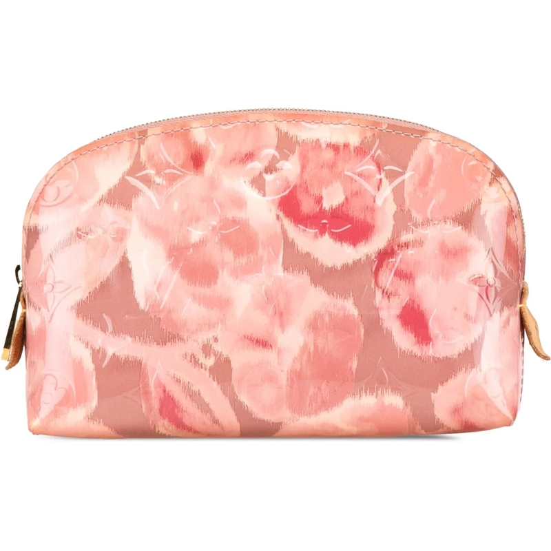 Louis Vuitton Necessaire Monogram Vernis Ikat Cosmetic Pouch rose