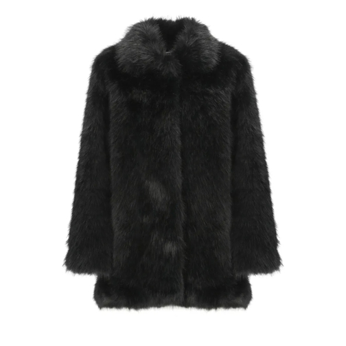 Betta Corradi  Faux Fur Coat Black